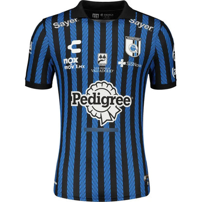 Jersey Playera Charly Del  Queretaro De Local Azul Lisa Extra Grande