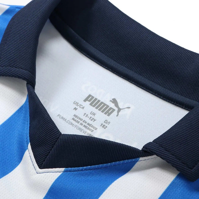 Jersey Playera Rayados De Monterrey Para Niños De Local 2025