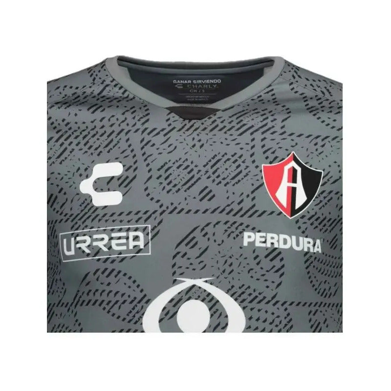 Jersey Charly Del Atlas Edición Especial Día De Muertos Gris Oscuro Small (s)