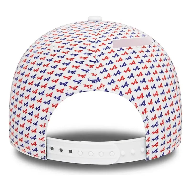 Gorra Cachucha New Era Formula1  Alpine Edición Belgica Blanco Unitalla (correa Ajustable)