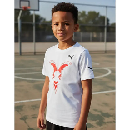Playera T-shirt Puma De Chivas Del Guadalajara Para Niños