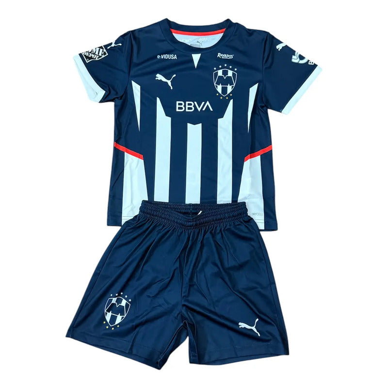 Kit Conjunto Puma De Rayados De Monterrey Para Niños