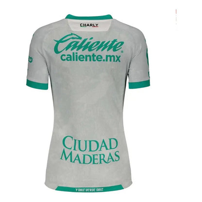 Jersey Charly Del Leon De Visitante  Para Dama Mujer Gris Pequeño (s)
