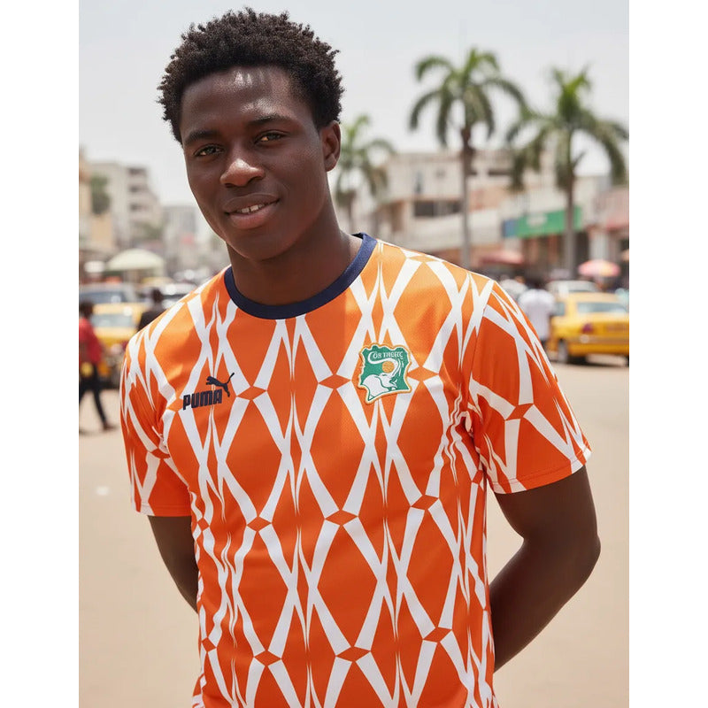 Jersey Playera  Puma De Costa De Marfil