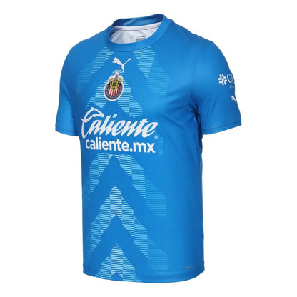 Jersey Playera Puma De Chivas Guadalajara Portero Gk Home Azul Extra Grande