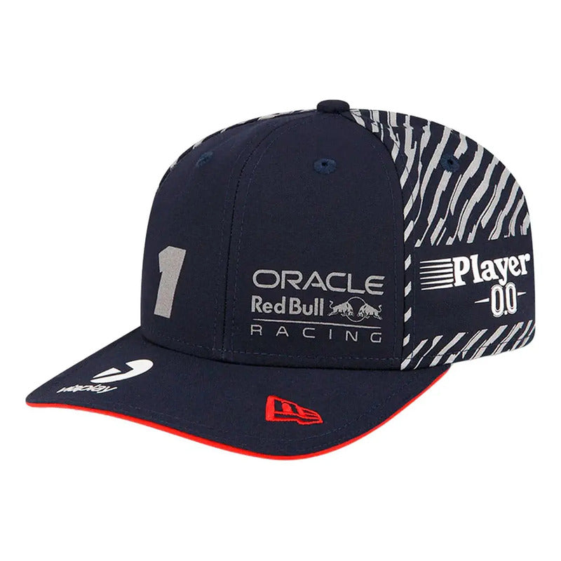 Gorra Cachucha  Red Bull Max Verstappen Las Vegas Formula 1 Azul Oscuro Small-medium (correa Ajustable)