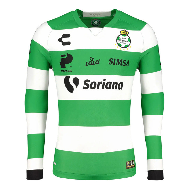 Jersey Playera Charly Del Santos Laguna De Manga Larga Local