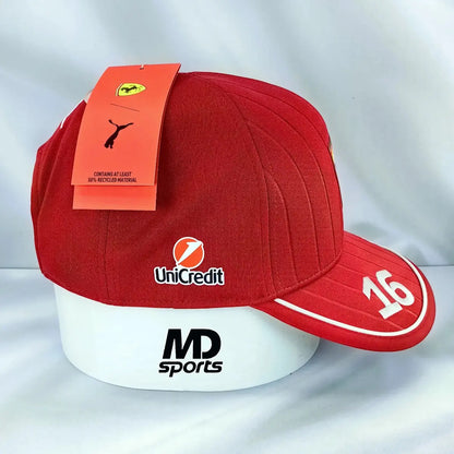 Gorra Puma Casual Scuderia Ferrari Leclerc Unisex 026277 01 Color Rojo Talla Única Liso