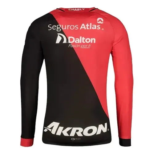 Jersey Playera Charly Del Atlas De Local Manga Larga