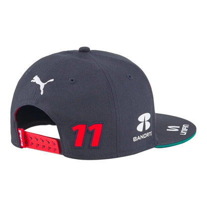 Gorra Cachucha Plana Puma Red Bull Jovenes Niños Checo Perez Azul Oscuro Unitalla (correa Ajustable)