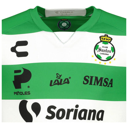 Jersey Playera Charly Del Santos Laguna De Manga Larga Local