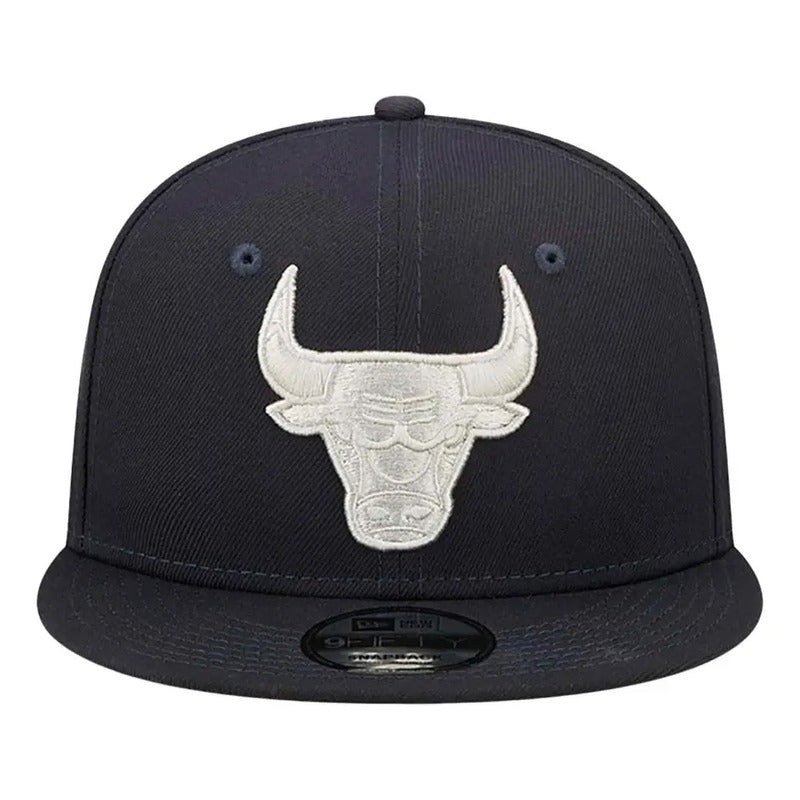 Gorra Cachucha New Era De Chicago Bulls Nba Basquetbol Bck Negro Lisa Unitallasmall-medium (correa Ajustable)