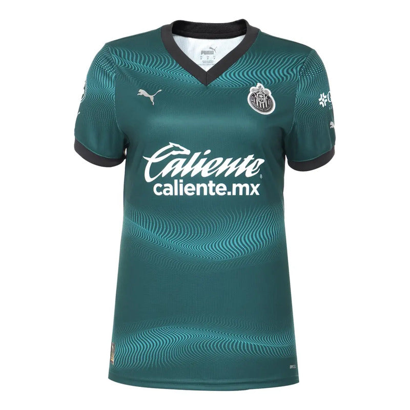 Jersey Playera Puma Chivas Del Guadalajara De Dama Mujer Loc
