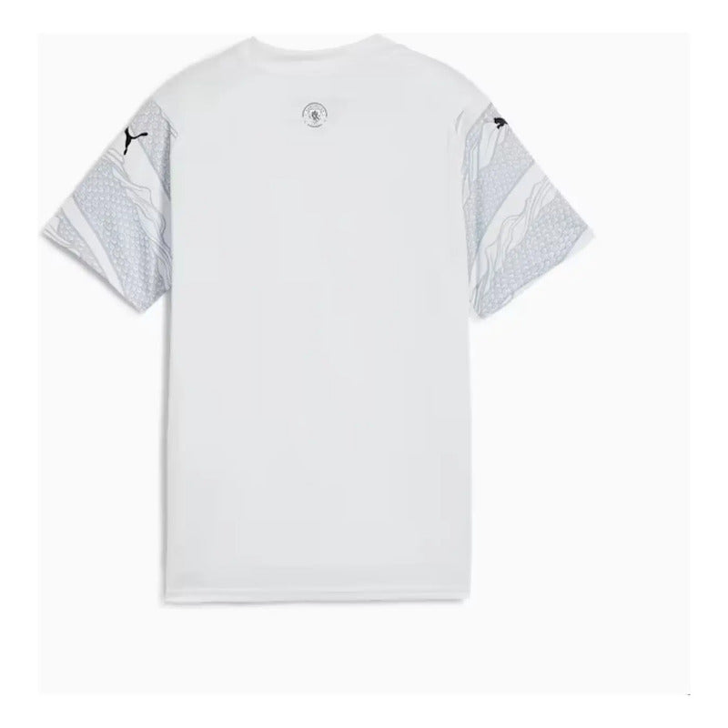Jersey Playera Puma Del Manchester City Prematch Para Niños Blanco 5 Años