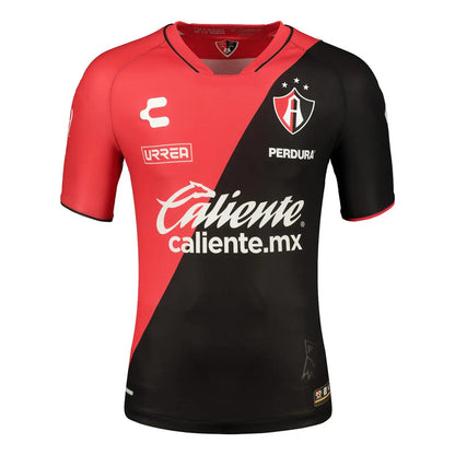 Jersey Playera Charly De Los Rojinegros Del Atlas De Local.