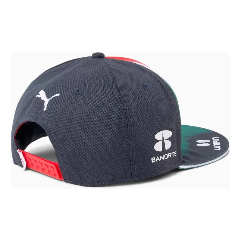 Gorra Cachucha Puma De Checo Perez Red Bull Juvenil F1 Azul Marino Unitalla Juvenil (correa Ajustable)
