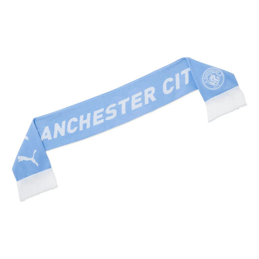Bufanda Puma De Manchester City De Inglaterra Azul Liso Unitalla