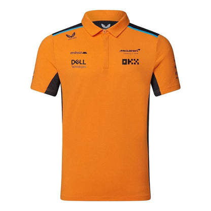 Polo Jersey Castore Mclaren Equipo Formula 1 F1 Talla Chico Naranja Chico
