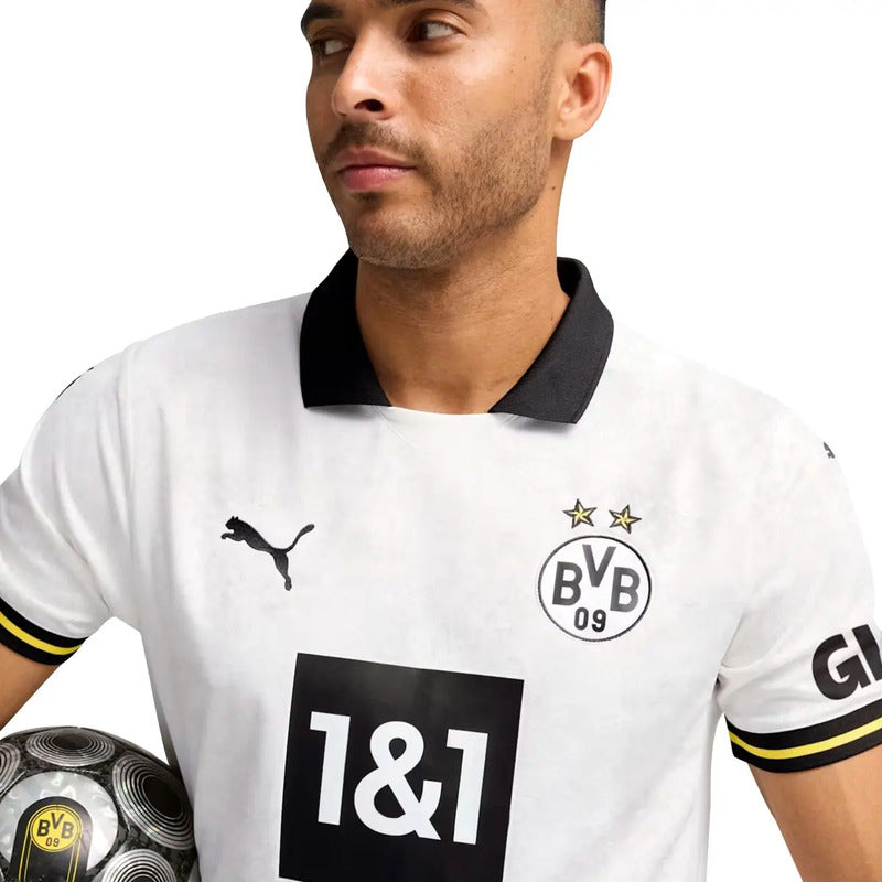 Jersey Playera Puma Del Borusia Dortmund De Visita Wht.