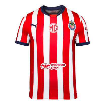 Jersey Playera Puma De Chivas De Niño Visitante Azul Marino