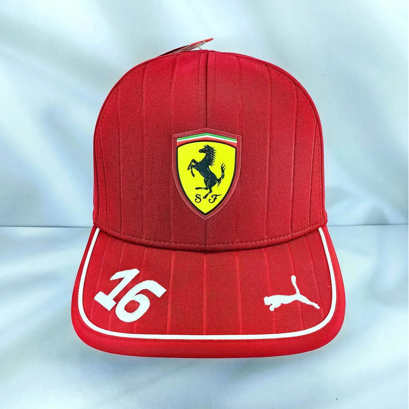 Gorra Puma Casual Scuderia Ferrari Leclerc Unisex 026277 01 Color Rojo Talla Única Liso