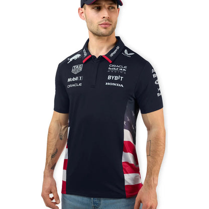 Jersey Playera Castore De Red Bull Edicion Estados Unidos F1