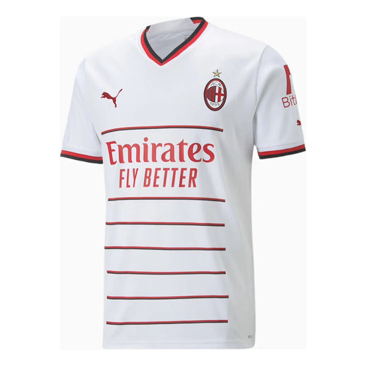 Playera Puma Del Milan Para Niños Prematch Jersey  Blanco Extra Chico Xs 7-8 Años