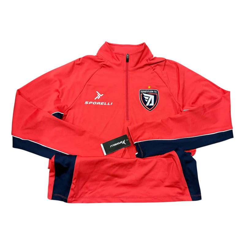 Sudadera Sporelli De Los Alteños De Tepatitlan Rd Chica Rojo
