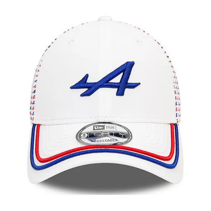 Gorra Cachucha New Era Formula1  Alpine Edición Belgica Blanco Unitalla (correa Ajustable)