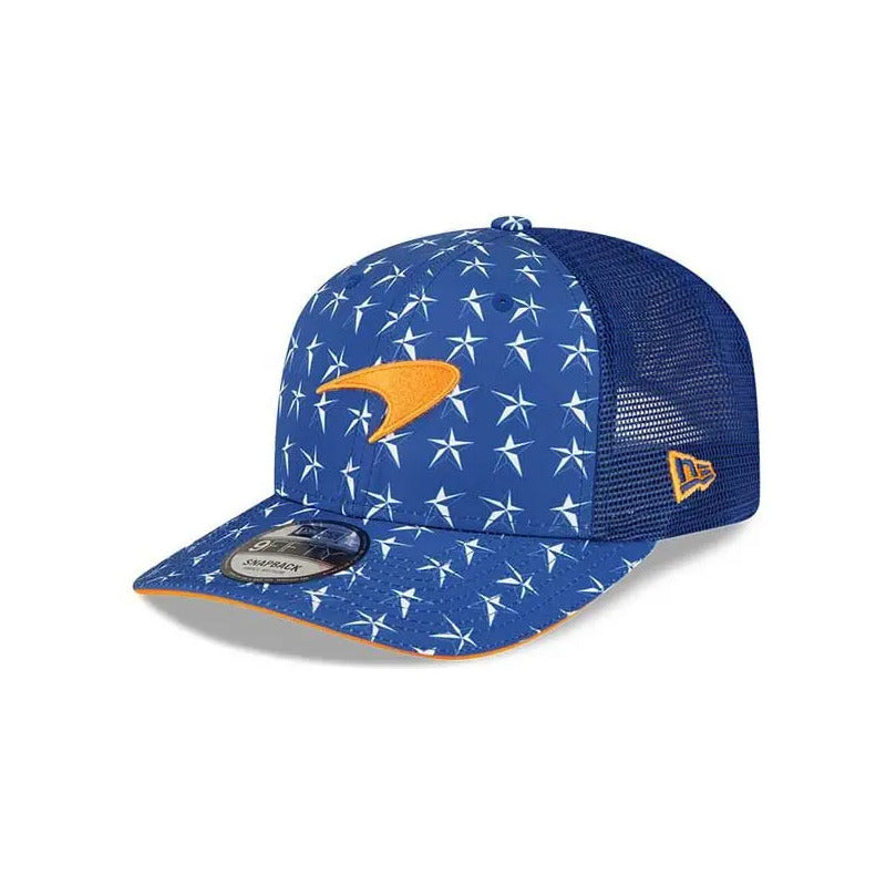 Gorra Cachucha New Era Mclaren Edición Especial De Austin F1 Azul Small-medium (correa Ajustable)