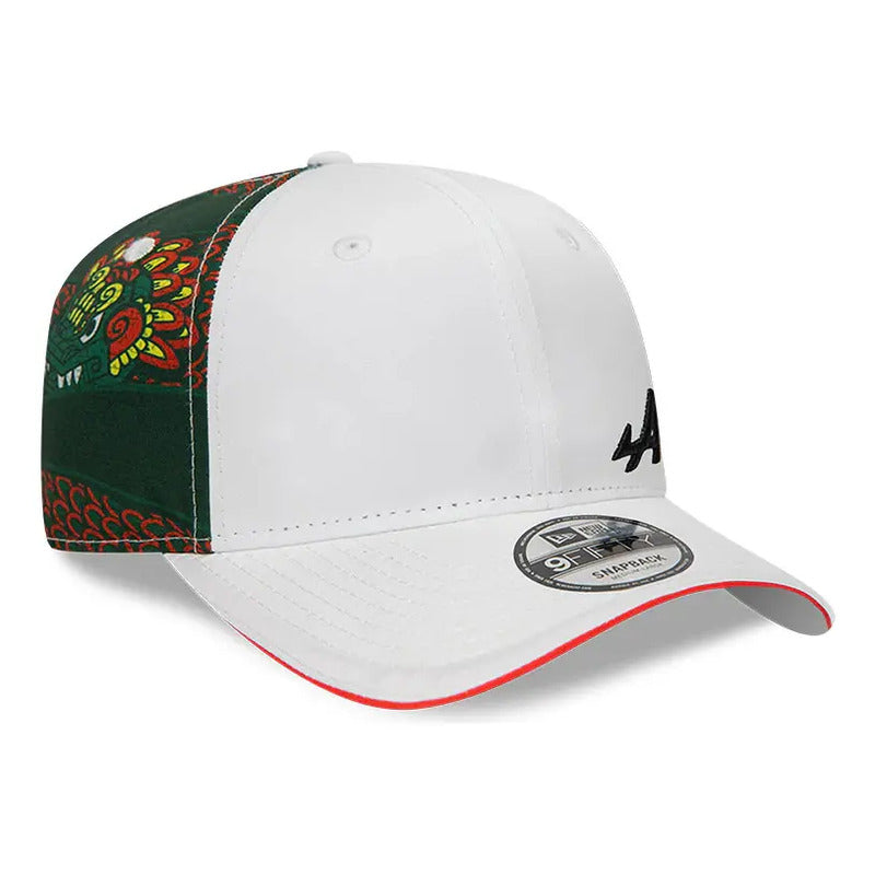 Gorra Cachucha New Era Formula 1 F1 De Alpine Edicion Mexico Blanco Unitalla (correa Ajustable)