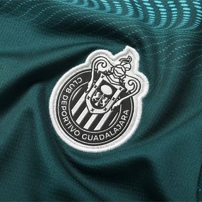 Jersey Playera Chivas Verde De Niño Visitante  Mod752816