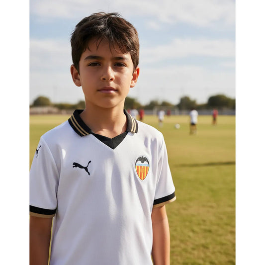 Jersey Playera Puma Del Valencia Para Niños De Local