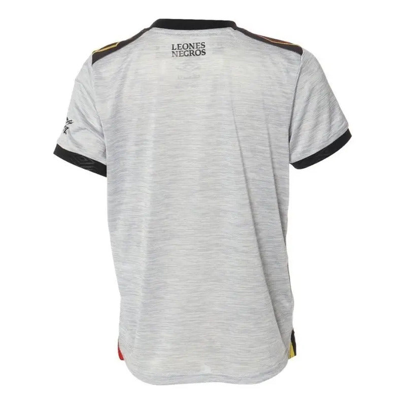 Jersey Umbro Udg Leones Negros Gris 45 Aniversario Para Niño