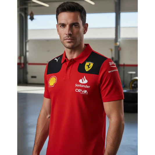Playera Polo Puma Escuderia Equipo Formula 1 Ferrari F1
