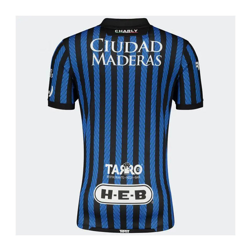 Jersey Playera Charly Del  Queretaro De Local Azul Lisa Extra Grande