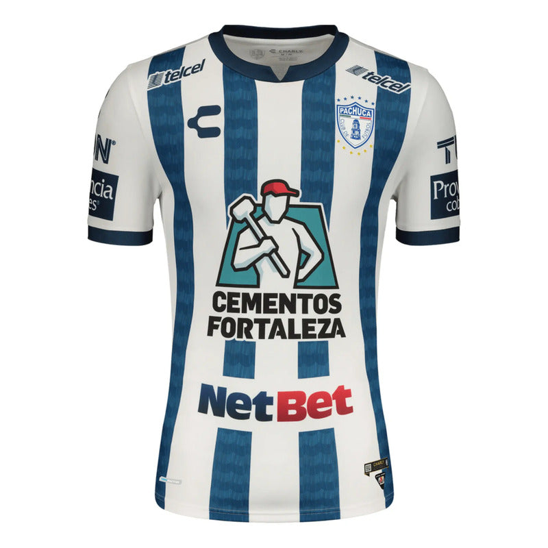 Jersey Playera Charly Del Pachuca De Local Blanco De Local