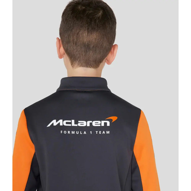 Sudadera Castore Para Niños Unisex Mclaren Formula 1 F1 Mediana (m) Naranja