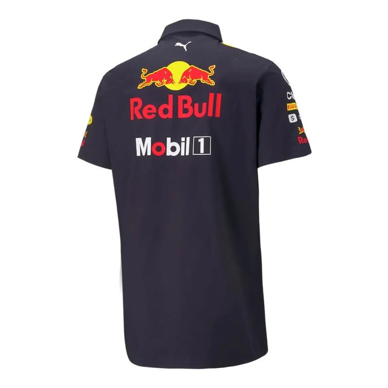 Jersey Playera Puma Polo F1 Red Bull Formula Uno F1 Botones