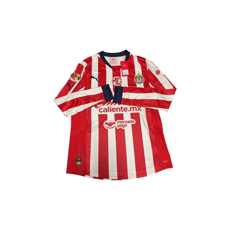 Jersey Playera Puma De Chivas Manga Larga Version Jugador