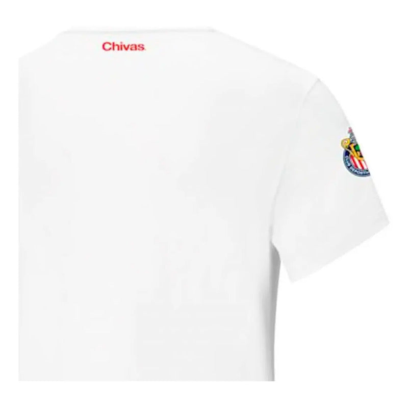 Playera T-shirt Puma De Chivas Del Guadalajara Para Niños