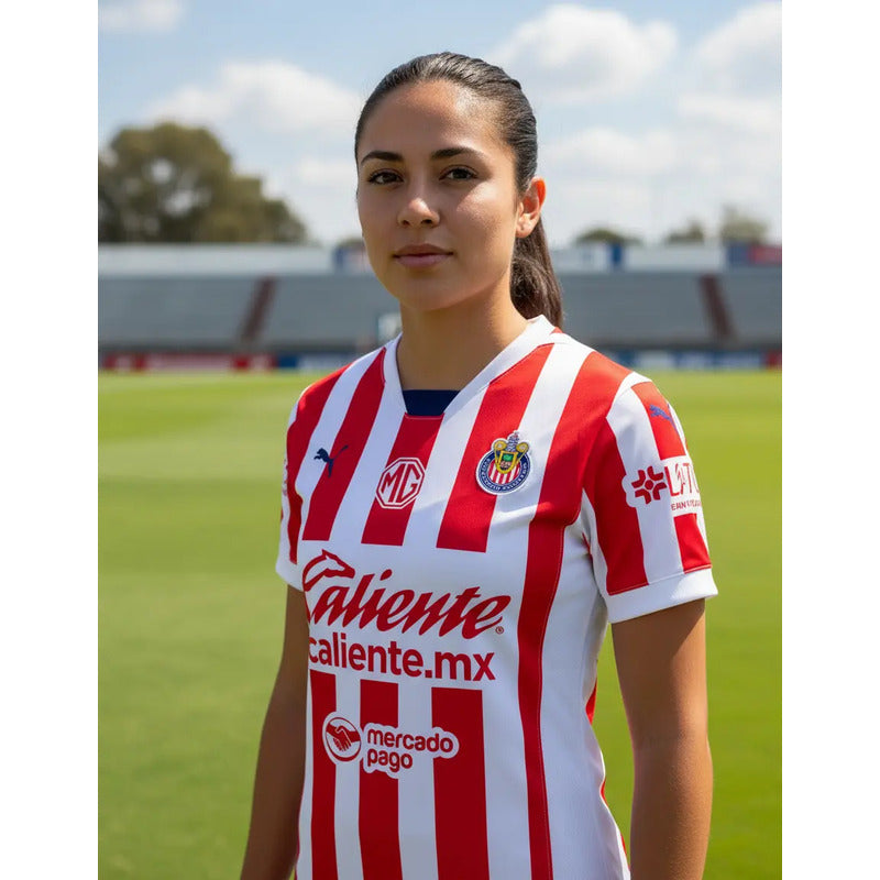 Jersey Playera De Chivas De Mujer Liga Femenil Mx Local