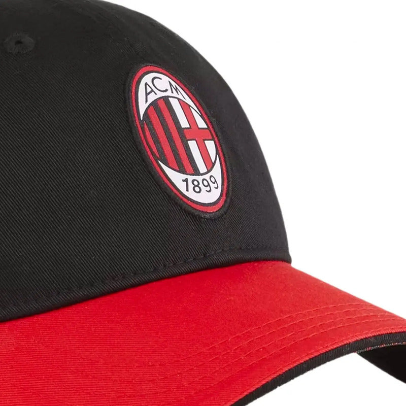 Gorra Cachucha Puma Del Milan De Italia Fan Cap Negro Unitalla (correa Ajustable)