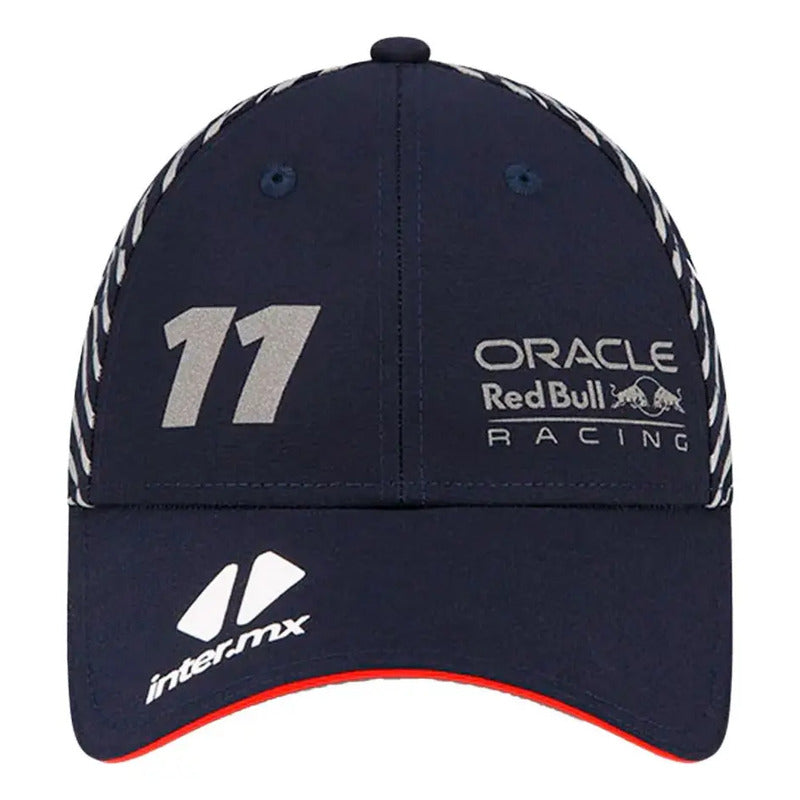Gorra Cachucha  Red Bull Checo Perez  Las Vegas Formula 1 F1 Azul Oscuro Unitalla (correa Ajustable)