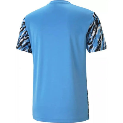 Jersey Playera Puma Del Manchester City Iconic Graphic Tee Azul Acero Mediana