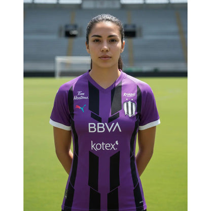 Jersey Playera Puma Rayadas De Monterrey Femenil Visitante