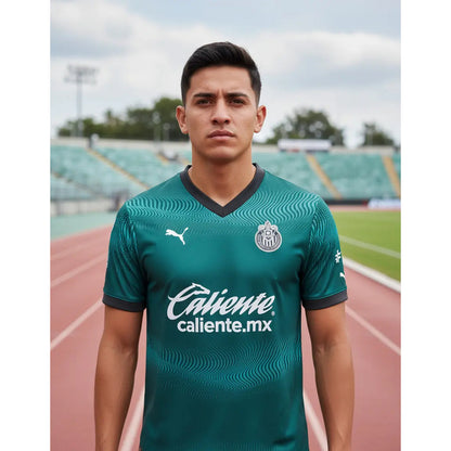 Jersey Playera Puma De Las Chivas Version Jugador Visitante
