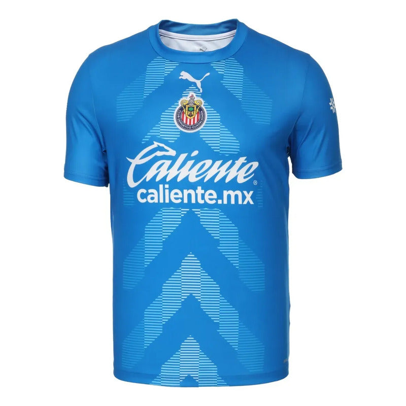 Jersey Playera Puma De Chivas Guadalajara Portero Gk Home Azul Extra Grande