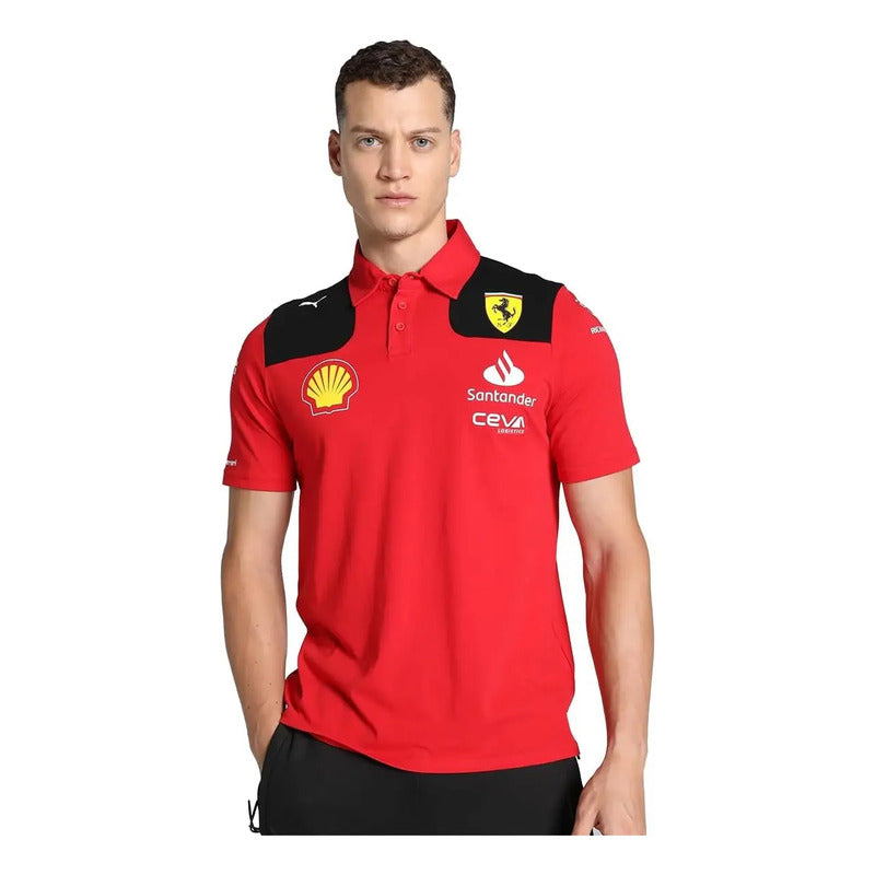 Playera Polo Puma Escuderia Equipo Formula 1 Ferrari F1