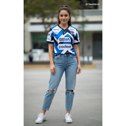 Jersey Playera Puma Rayados Monterrey Para Dama Mujer Altern
